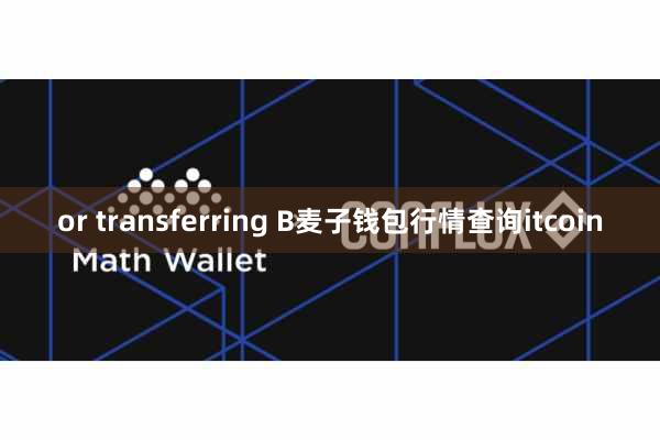 or transferring B麦子钱包行情查询itcoin