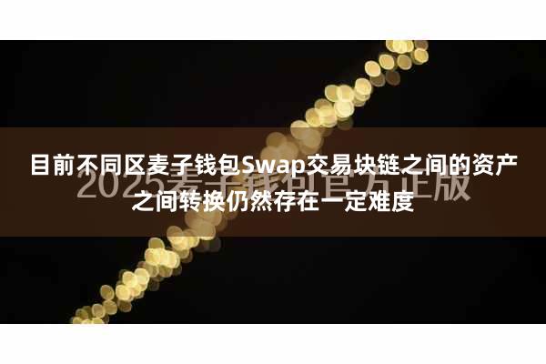 目前不同区麦子钱包Swap交易块链之间的资产之间转换仍然存在一定难度